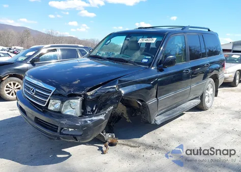 2004 Lexus Lx 470 z USA, uszkodzony, nr VIN JTJHT00W543548348